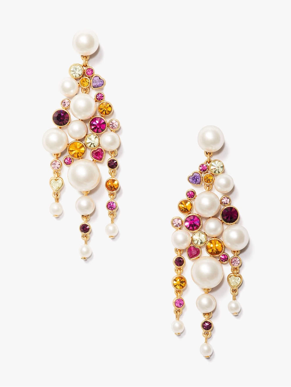 Kate Spade Pearl Caviar Statement Earrings